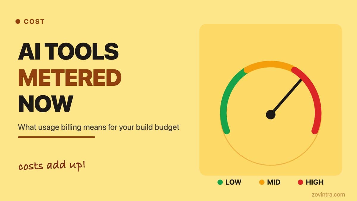 AI Coding Tools Are Moving to Metered Pricing: What That Means for Your Build Budget