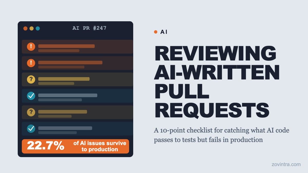 Reviewing AI-Written Pull Requests: A 10-Point Checklist
