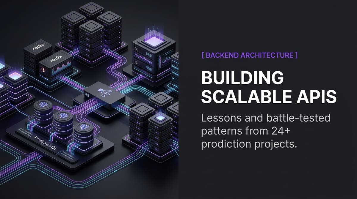 Building Scalable APIs - Lessons from 24+ Projects