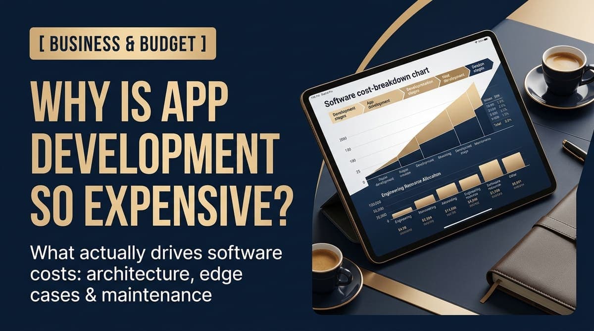 Why Is App Development So Expensive? What Actually Drives the Cost