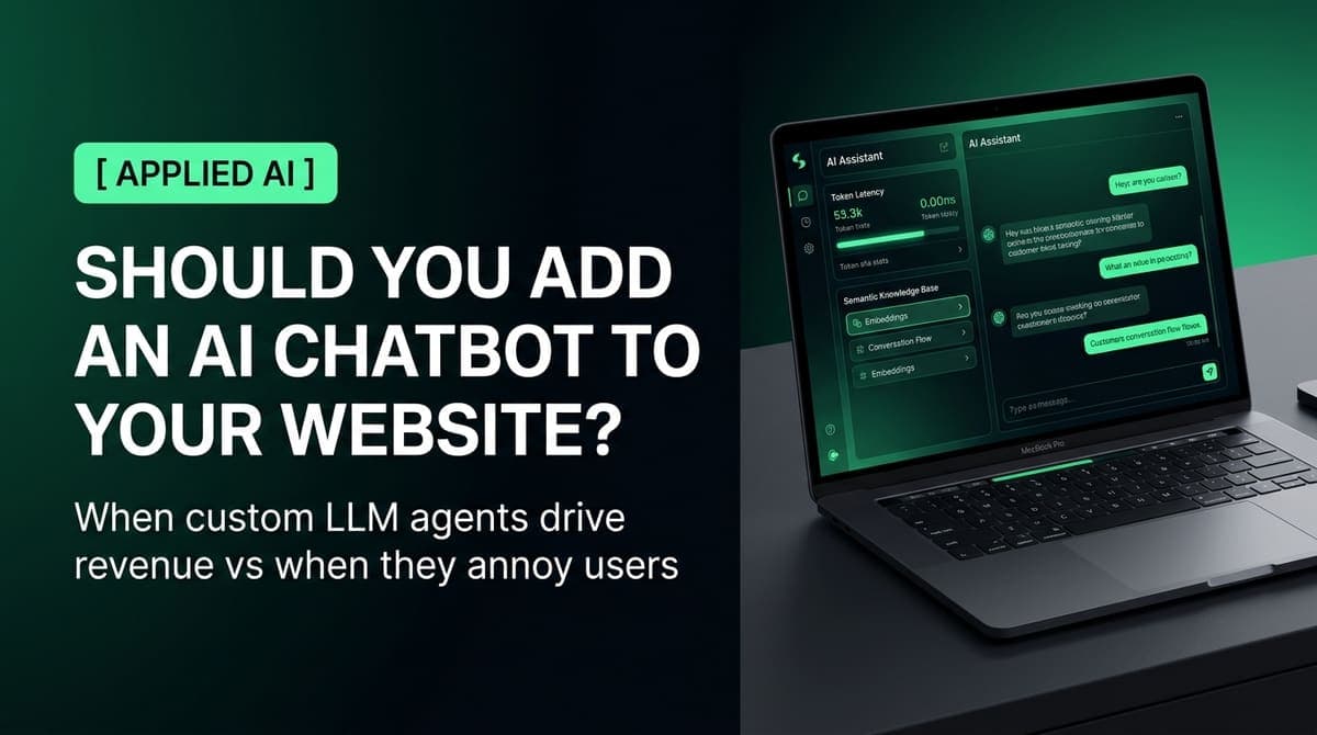 Should You Add an AI Chatbot to Your Website?
