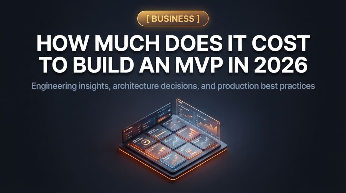 How Much Does It Cost to Build an MVP in 2026?