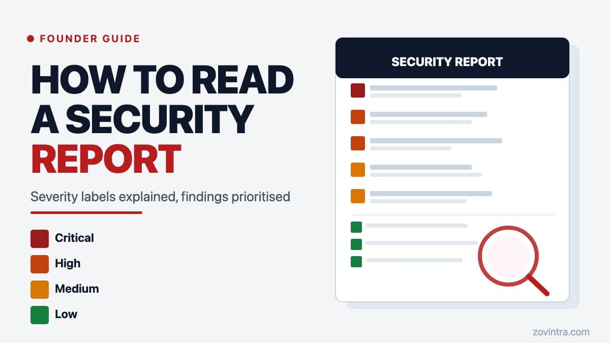 A Founder's Guide to Reading a Security or Code Review Report