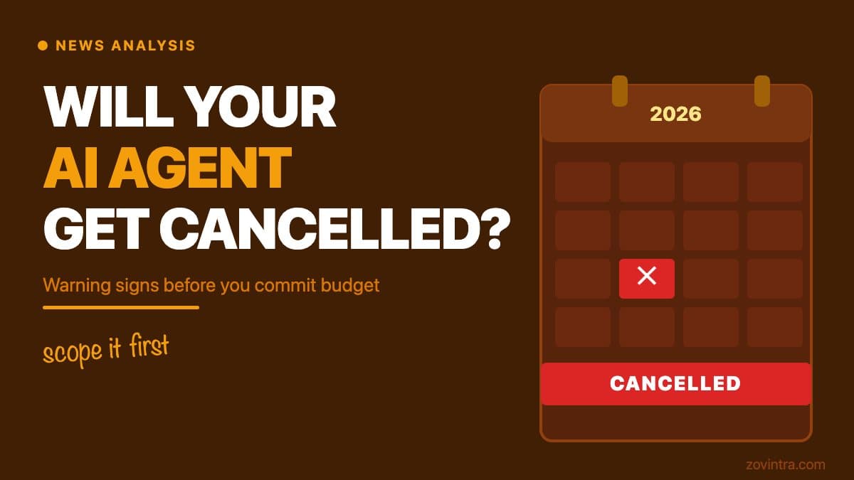 Will Your AI Agent Project Be Cancelled? Reading the Warning Signs