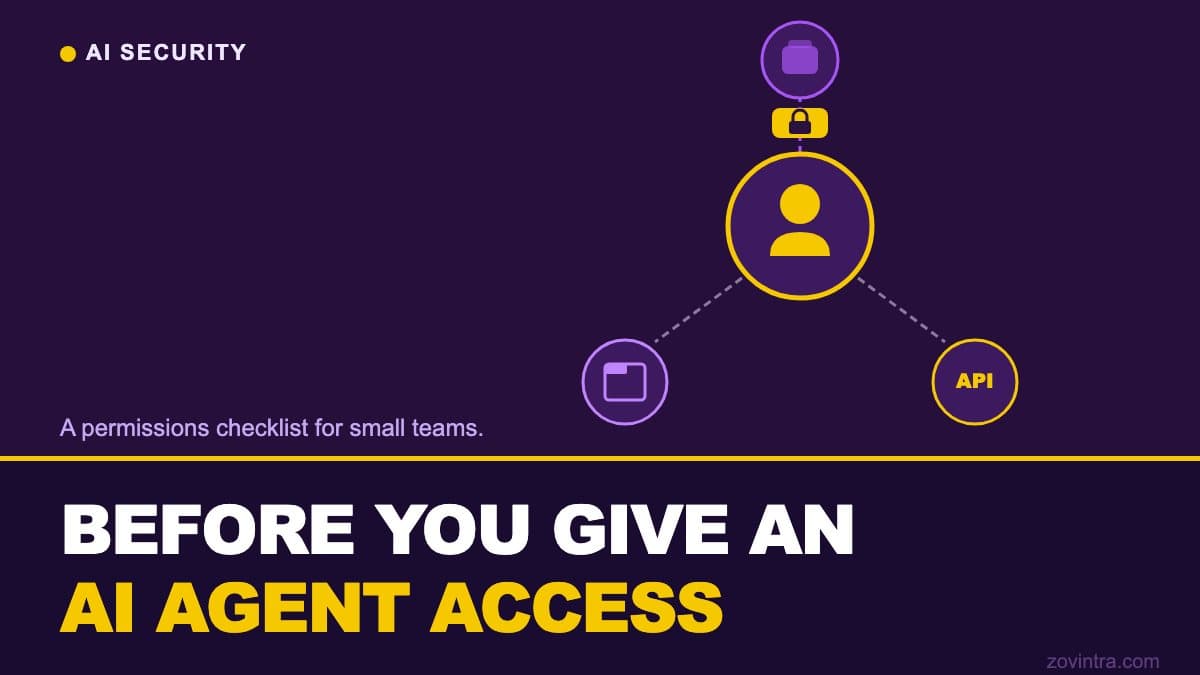 Before You Give an AI Agent Access to Your Systems: A Permissions Checklist