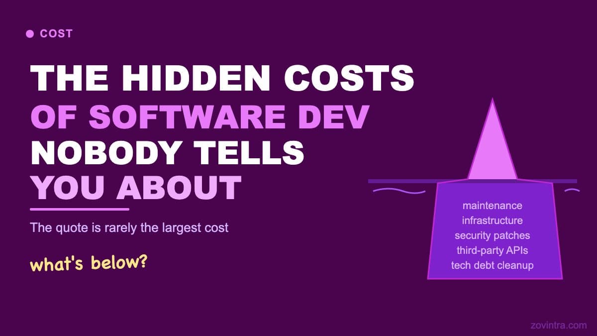 The Hidden Costs of Software Development Nobody Tells You About