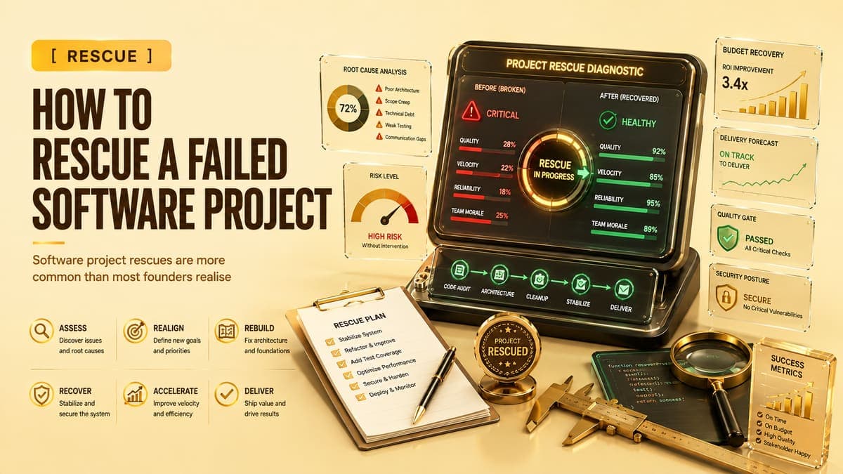 How to Rescue a Failed Software Project