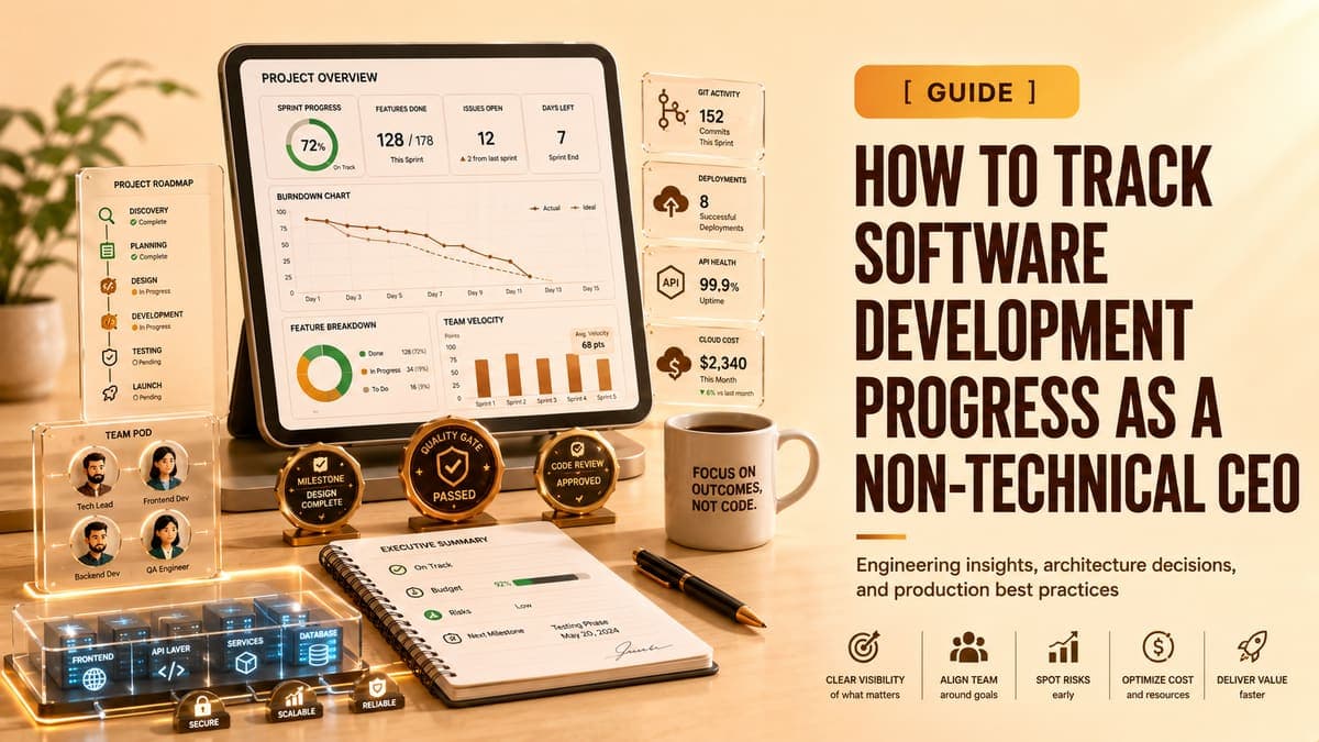 How to Track Software Development Progress as a Non-Technical CEO