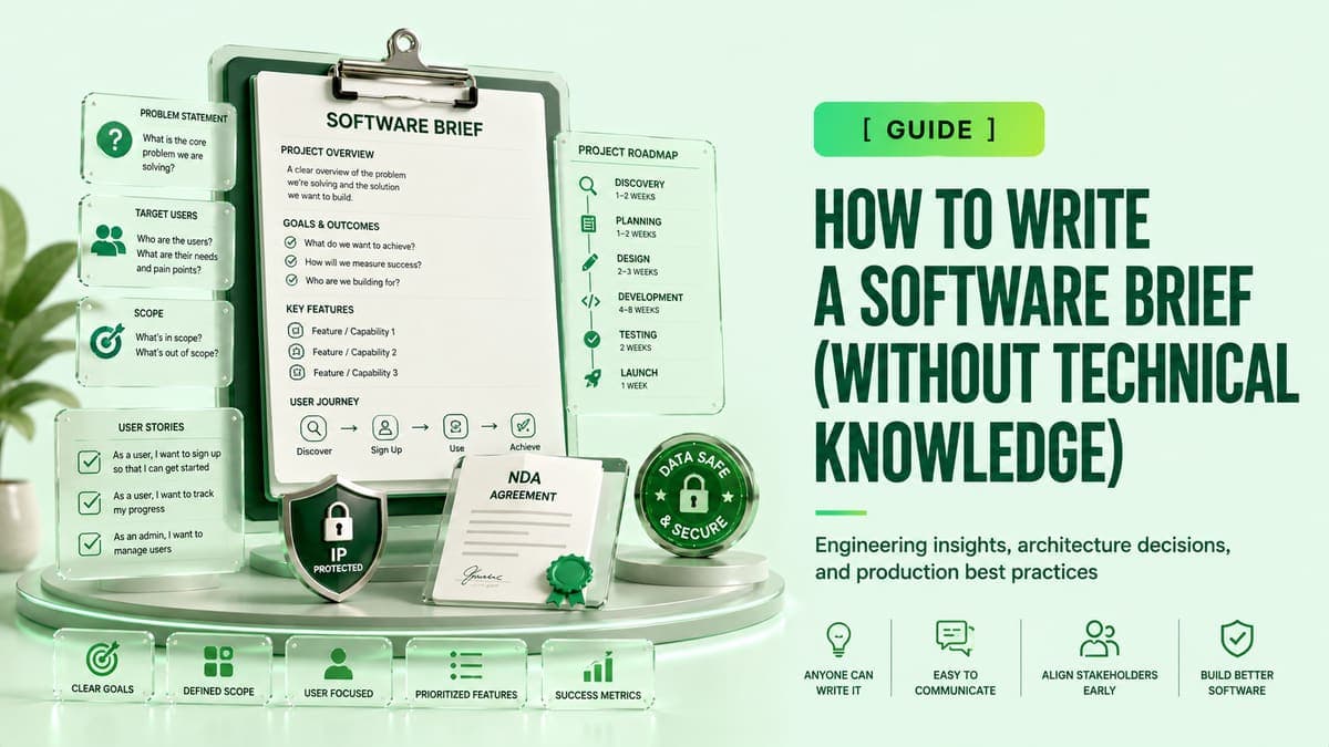 How to Write a Software Brief (Without Technical Knowledge)