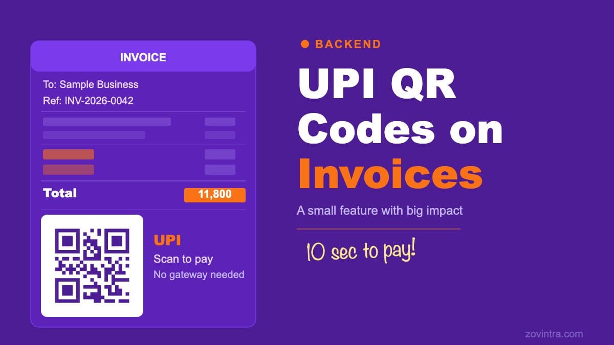 UPI QR Codes on Invoices: A Small Feature With Big Support Impact