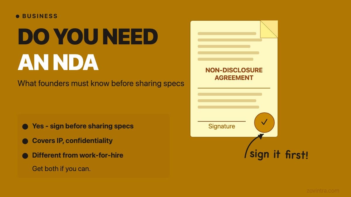 Do You Need an NDA With a Developer? What Founders Should Know