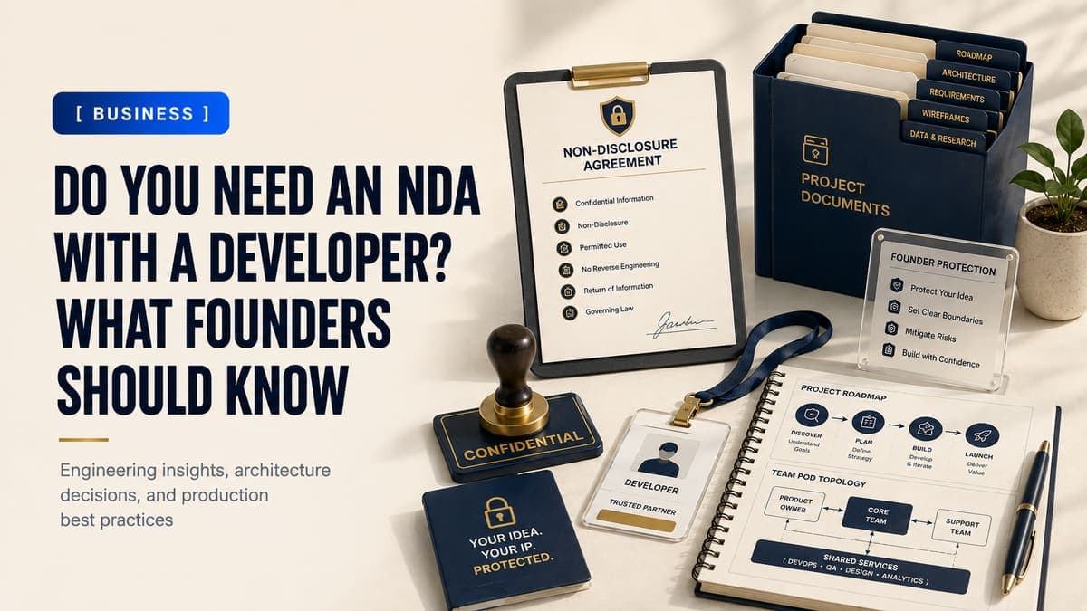 Do You Need an NDA With a Developer? What Founders Should Know