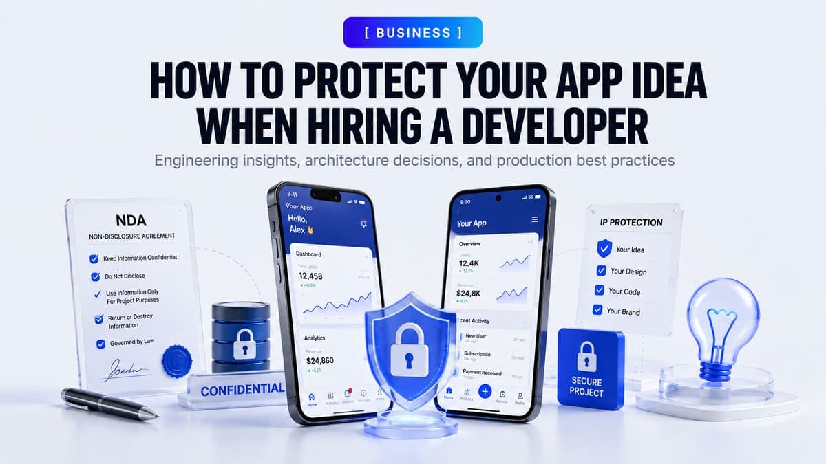 How to Protect Your App Idea When Hiring a Developer