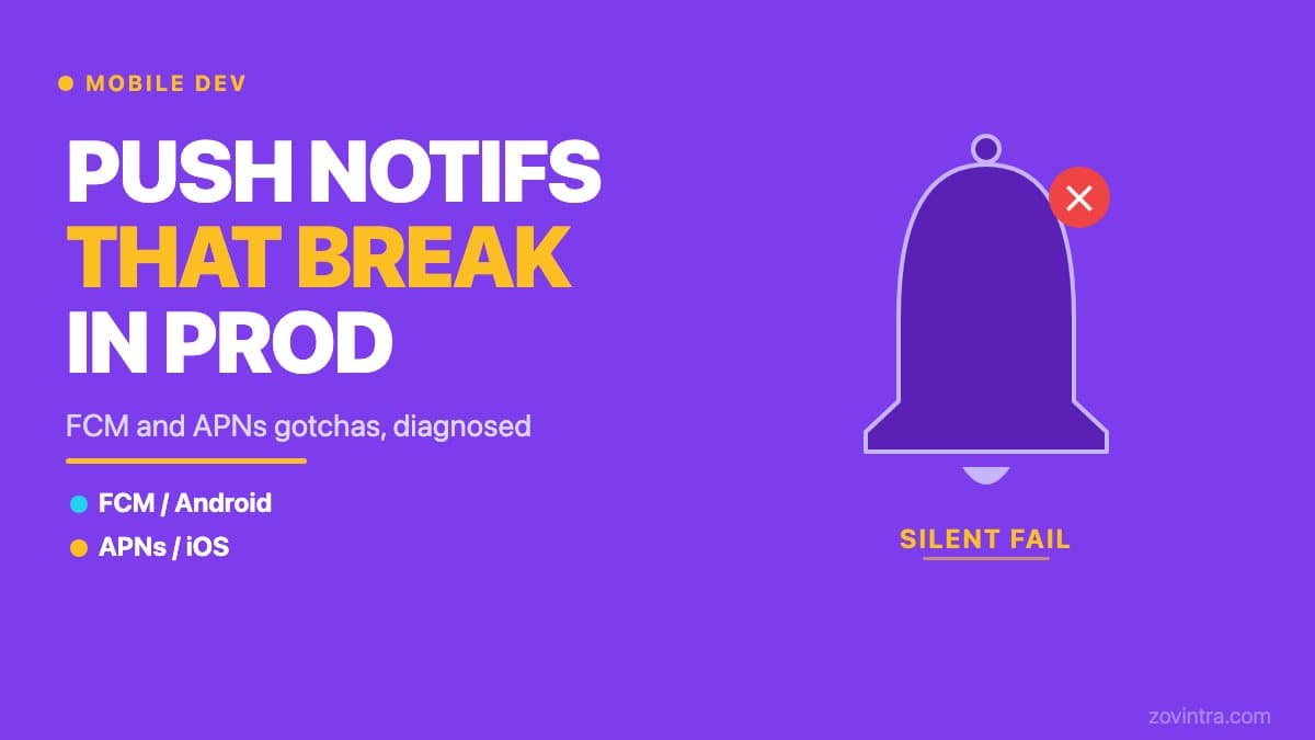 Push Notifications on iOS and Android: FCM and APNs Gotchas That Break Delivery