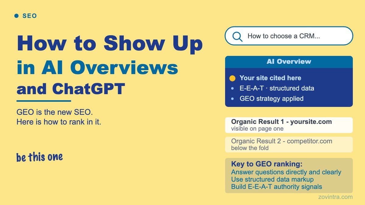 How to Show Up in Google AI Overviews and ChatGPT