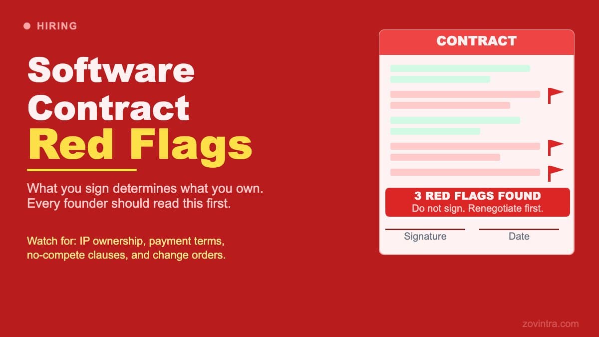 Software Development Contract Red Flags Every Founder Should Know