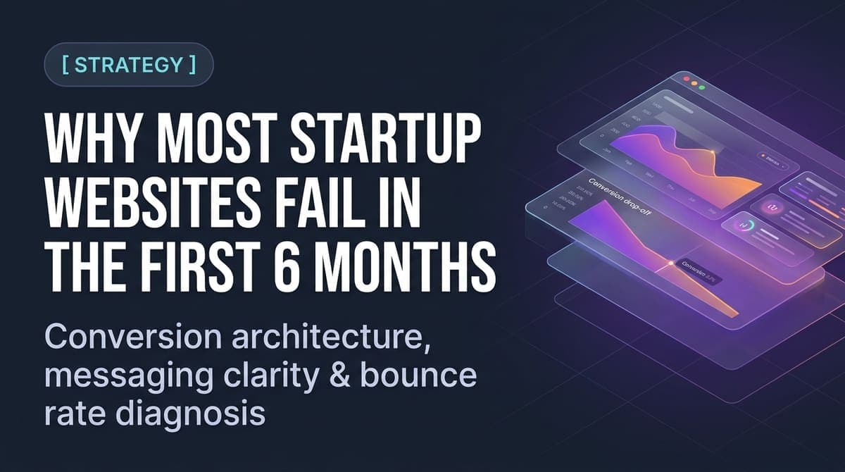 Why Most Startup Websites Fail in the First 6 Months