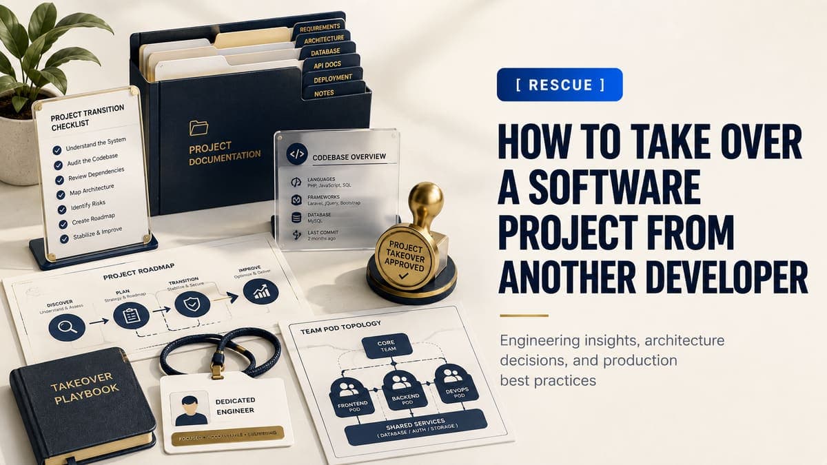 How to Take Over a Software Project From Another Developer