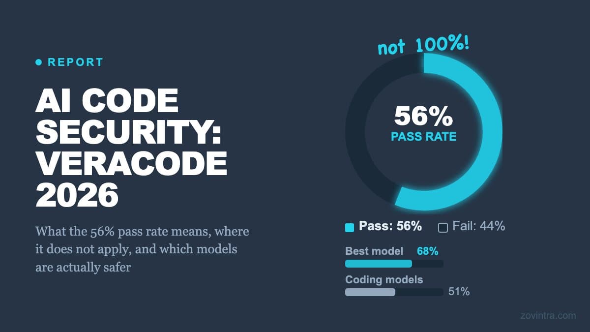 AI Code Security Pass Rates: Reading the Veracode 2026 Report Without the Hype