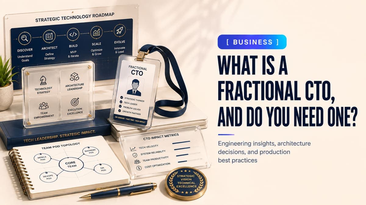 What Is a Fractional CTO, and Do You Need One?