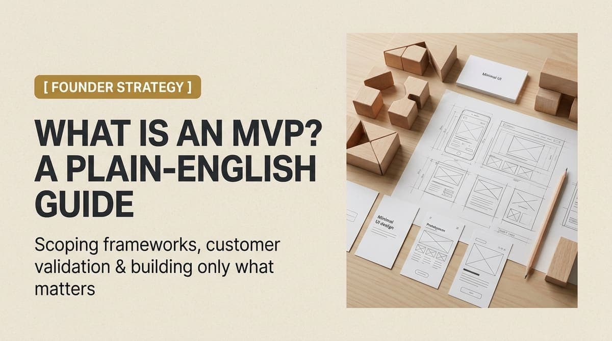 What Is an MVP? A Plain-English Guide for Founders