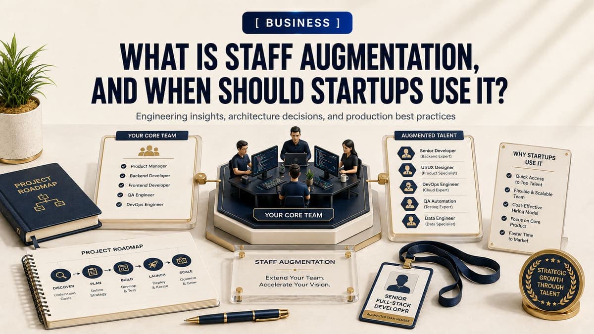 What Is Staff Augmentation, and When Should Startups Use It?