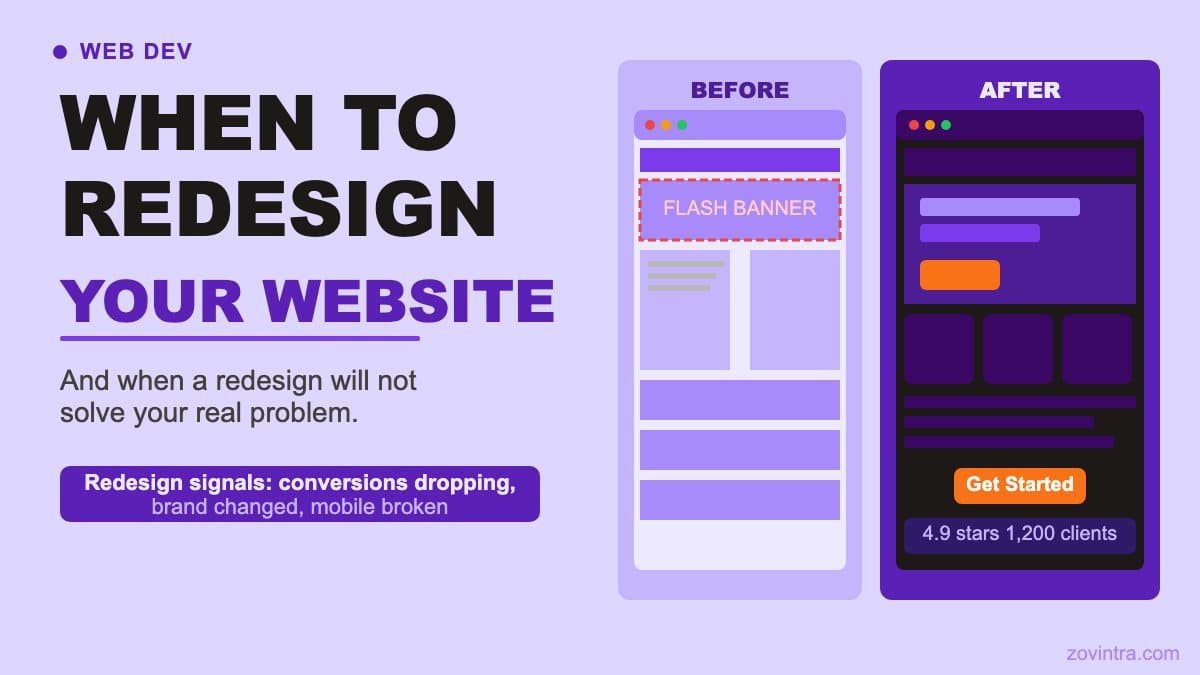 When to Redesign Your Website (and When Not To)