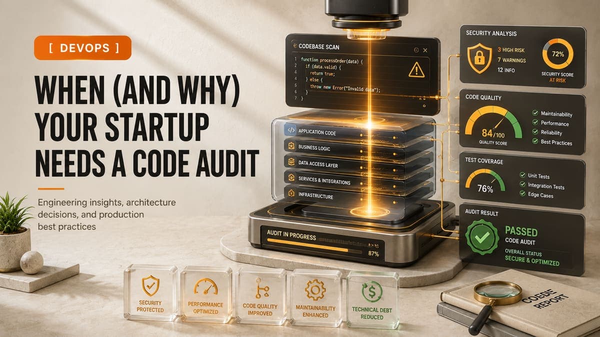 When (and Why) Your Startup Needs a Code Audit